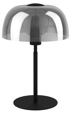 Zdjęcie produktu dla EGLO 900141, Czarny, Przezroczysty, Szkło, Stal, Sypialnia, Jadalnia, Salon, Czarny, IP20, II