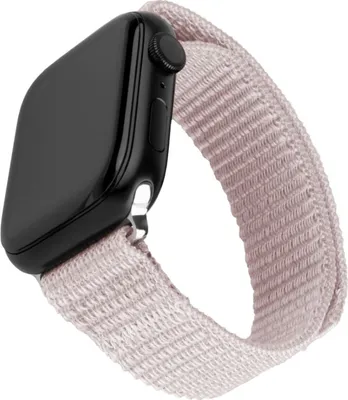 Produktbild von FIXED Nylon Sporty Strap, Gurt, Smartwatch, Roségold, Apple, Apple Watch 42mm, 44mm, 45mm, Nylon