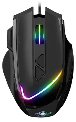 Immagine prodotto di Spirit of Gamer PRO-M3 RGB, destra, ottico, USB tipo A, 7200 DPI, nero