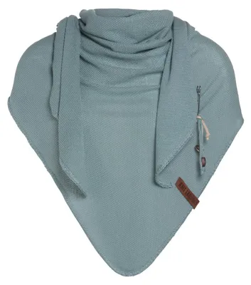 Immagine prodotto di Knit Factory, sciarpa triangolare Lola, 190x85 cm, colore: verde pietra (Stonegreen)