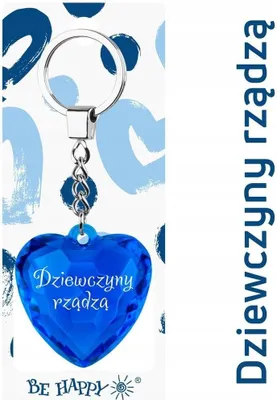 Zdjęcie produktu dla Brelok serce Dziewczyny rządzą