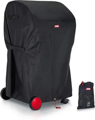 Immagine prodotto di Copertura protettiva per barbecue a gas - 85 x 65 x 115 cm - Resistente alle intemperie e impermeabile - Protezione dai raggi UV - Nero