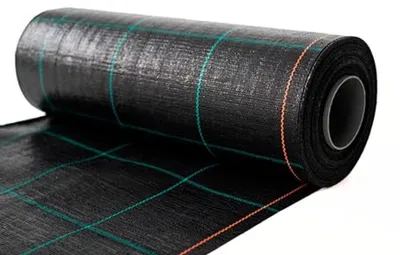 Productafbeelding van Onkruidfolie Tuin - Worteldoek Bodemweefsel - Onkruid Vrij Houden - UV Stabiel Waterdoorlatend - 20 x 0.5 meter - Zwart