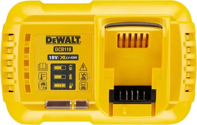 Produktbild von DeWALT Schnellladegerät DCB118-QW für 18 V und 54 V - Ladegerät mit LED-Anzeige