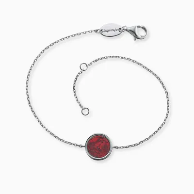 Image de Engelsrufer Bracelet Powerful Stone ERB-LILGEM-RJ avec jaspe Argent