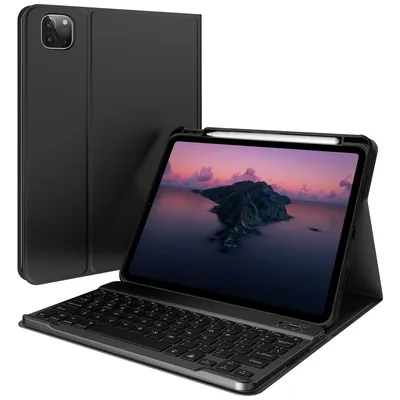 Immagine prodotto di Accezz Tastiera Bluetooth QWERTY Klapphülle iPad Air (2020) / Pro 11 (2018 /2020) - Schwarz
