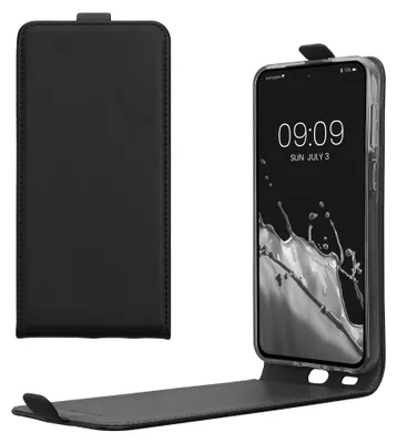 Produktbild von kwmobile Schutzhülle kompatibel mit Samsung Galaxy A37 5G - Hülle Handy - Flip Case Handyhülle Schwarz