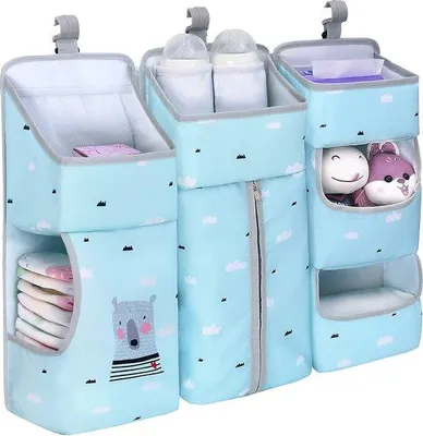 Immagine prodotto di Scaffale blu a 3 ripiani per la cameretta dei bambini