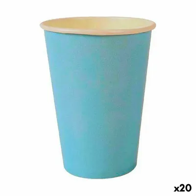 Obrázek produktu pro Sada kelímků algon jednorázový karton modrý 20 ks 220 ml (20 ks)