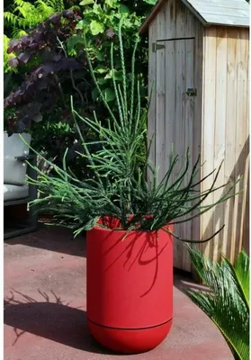 Produktbild von Riviera Granit Pflanzgefäß D40 Rot Kunststoff Rund Kunststoff Ø 40 cm