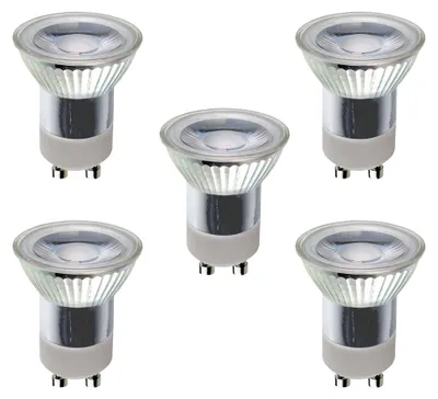 Produktbild von 5 x LED Leuchtmittel kleiner Reflektor MR11 3W = 35W GU10 230V 250lm warmweiß 3000K 36°