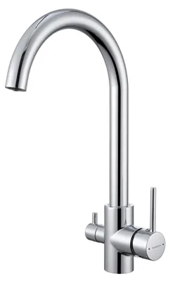 Produktbild von Dreiwege-Küchenarmatur – Schwenkbar und mit Wasserfilter