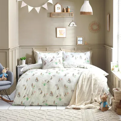 Produktbild von Peter Rabbit - Bettwäsche-Set "Classic" RV2976 (Einzelbett) (Natürlich)