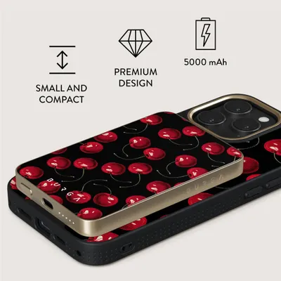 Produktbild von BURGA Cherrybomb Gold Magnetic Power Bank, 5000 mAh