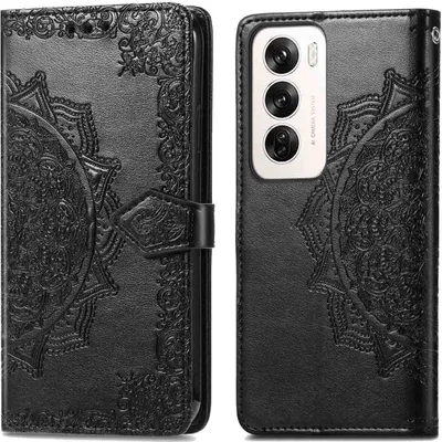 Produktbild von imoshion Mandala Klapphülle Oppo Reno 12 Pro - Schwarz