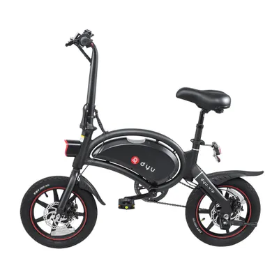 Produktbild von DYU D3 plus 14 "Faltendes Fahrrad E-Bike 250W Mountainbike 36V 10AH CityBike 25km / h Elektrofahrrad Aluminium max Last 120kg-schwarz