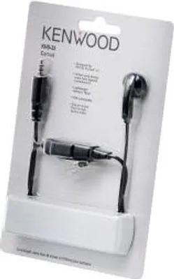 Produktbild von Kenwood Ohrhörer mit Mikrofon und Inline PTT schwarz, KHS-33