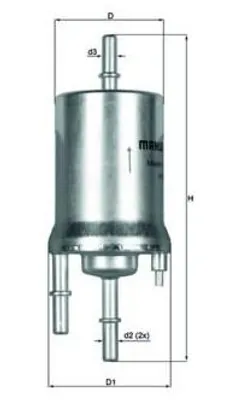 Obrázek produktu pro Palivový filtr KNECHT KL 156/1