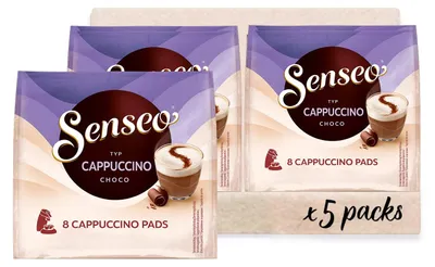 Produktbild von Senseo Pads Cappuccino Choco, 5 x 8 Getränke, 40 Kaffeepads