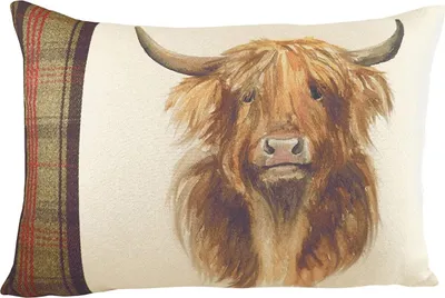 Immagine prodotto di Evans Lichfield - Mucca - Copricuscino "Hunter Highland" RV1999 (43cm x 43cm) (Colorato)