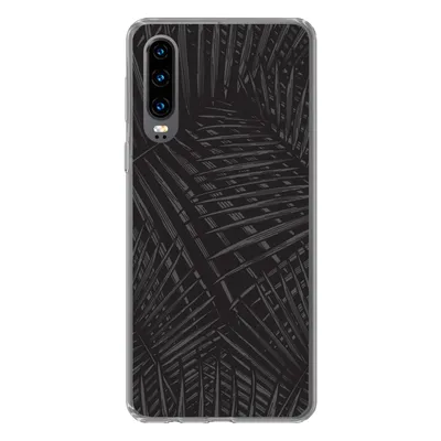 Produktbild von MuchoWow® Handyhülle Schutzhülle Hülle für Huawei P30 Modern - Pflanzen - Tropisch Silikon Softcase Handy Hülle - Kartenbesitzer