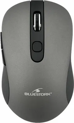 Obrázok produktu pre Bluestork M-WL-OFF60, Všestranný, Optický, RF Wireless, 1600 DPI, Čierna, Šedá