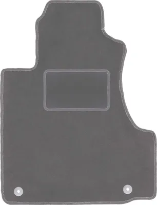 Produktbild von Fahrerfußmatte Velours graphit passend für Honda CR-V III (2006-2012, SUV) – mit Befestigungen – passgenau