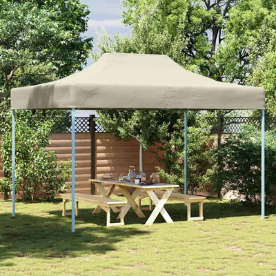 Produktbild von vidaXL Profi-Partyzelt Faltbar 3×4 m Stahl Creme