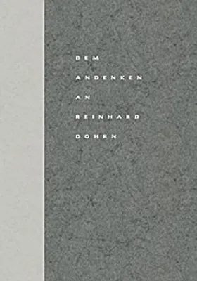Obrázek produktu pro Dem Andenken an Reinhard Dohrn