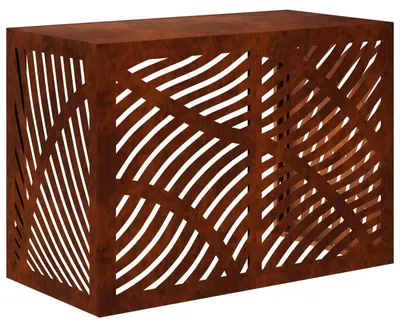 Zdjęcie produktu dla Osłona na klimatyzator vidaXL, imitacja rdzy, 100 x 50 x 70 cm