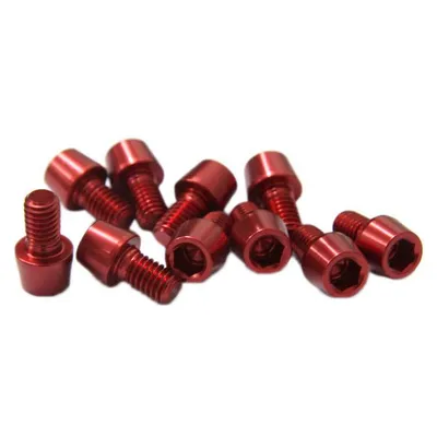 Produktbild von Msc Bolts Alu7075t6 10 Units Red M6 x 10 mm