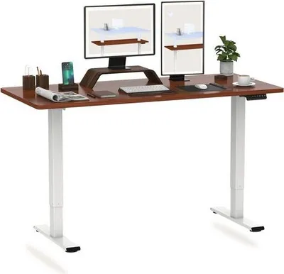 Produktbild von FLEXISPOT Schreibtisch EB2-SET, Höhenverstellbarer Schreibtisch, Dual-Motor & 2-FACH-TELESKOP