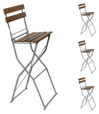 Produktbild von Biergarten Barhocker Barstuhl Klappstuhl Gartenstuhl klappbar