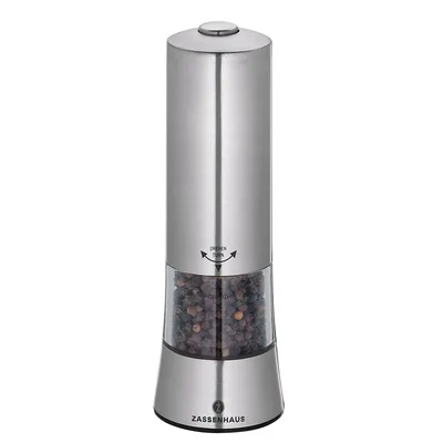 Obrázek produktu pro Zassenhaus Gera, Mlýnek na pepř, Nerezová ocel, Akrylový, Nerezová ocel, Keramický, 62 mm, 180 mm
