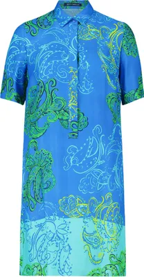 Produktbild von Kleid Kurz 1/2 Arm 5880 Green/Blue Größe 44