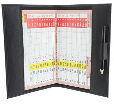 Produktbild von Solidchoice – Robuster Scorekartenhalter für Golf, geeignet für große Scorekarten