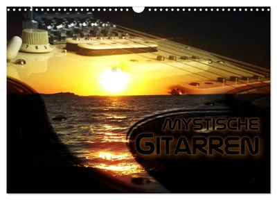 Immagine prodotto di Chitarre mistiche (calendario da parete 2027, formato DIN A3 orizzontale), calendario mensile CALVENDO