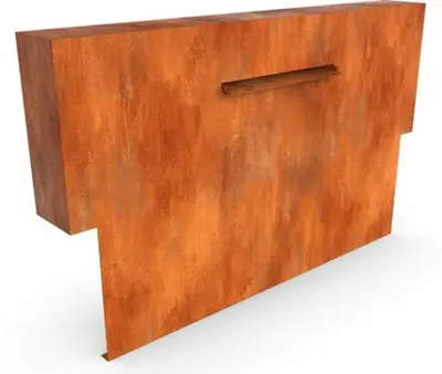 Productafbeelding van Cascadi Cortenstaal Watervalelement op vijver 1500 x 250 x 1200 mm Geroba