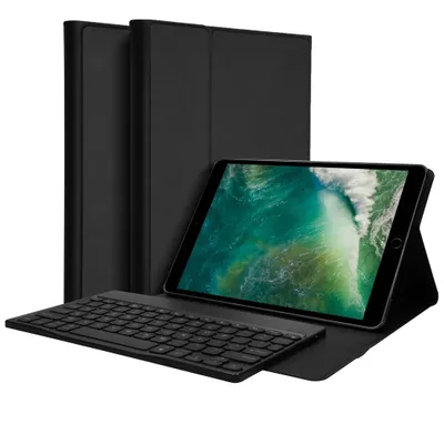 Immagine prodotto di Apple iPad 2018, Apple iPad 2017 Hülle: Accezz AZERTY Tastiera Bluetooth a libro