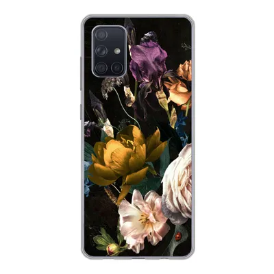 Produktbild von MuchoWow® Handyhülle Schutzhülle Hülle für Samsung Galaxy A51 5G Blumen - Blumenstrauß - Muster Silikon Softcase Handy Hülle - Abbildung