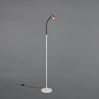Obrázek produktu pro Reality Leuchten stojací lampa TARYN, barva: hnědá, rozměry: 20 x 133,50 cm