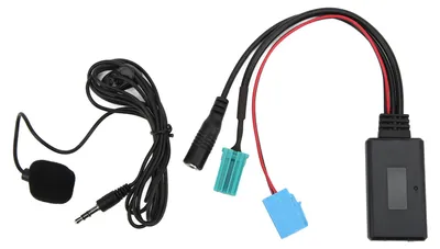 Produktbild von Auto Stereo Bluetooth 5.0 Eingangskabel Audio Musik Adapter 6Pin mit Mikrofon Ersatz für Clio Espace Radio Kangoo Updatelist