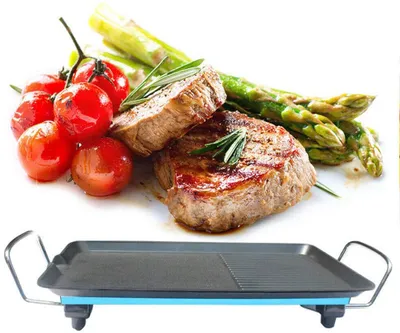 Produktbild von Grillpfanne Antihaftbeschichtung BBQ Tischgrill  Balkongrill  Elektrogrill Standgrill Gartengrill