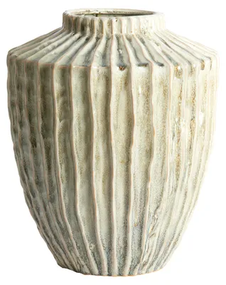 Image de Vase en céramique Light & Living TALEA olive vert-crème – Ø32x40 cm