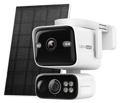 Produktbild von Tapo C675D KIT 4K Solar-Überwachungskamera Außen mit Akku, 169° Ultraweitwinkel & 6mm Teleobjektiv, Dualband-WLAN, KI-Erkennung, lokaler Speicher per microSD oder H500 Hub, 2026 Flaggschiff-Modell