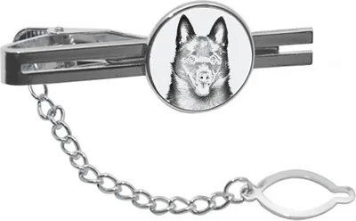 Obrázek produktu pro Šiperka - Spinka na kravatu s psem, personalizovaný klip na kravatu, výjimečný dárek pro muže od značky Art-Dog.