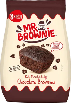 Produktbild von Pán Brownie Čokoládové brownies Piškótový koláč s čokoládovými lupienkami 200g