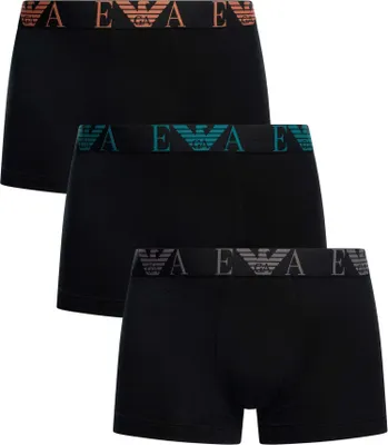 Produktbild von Emporio Armani 3 Packungsstämme, Schwarz M