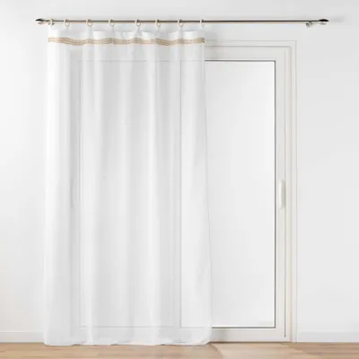 Produktbild von Gardine mit HolzringenMILEO, 140 x 240 cm