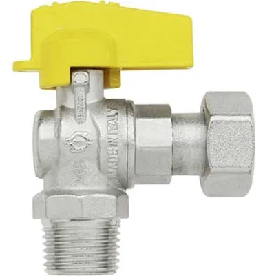 Immagine prodotto di rubinetto a squadra per gas maschio/dado girev. 1/2" x 1/2"